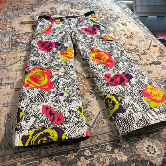 686 Youth Girls Snow Pants Snowboarding Skiing Winter Outdoor Pants Size Medium - Picture 3 of 16